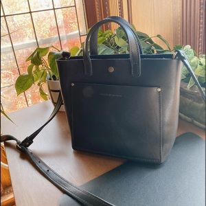 Portland Leather Mini Tote Crossbody
